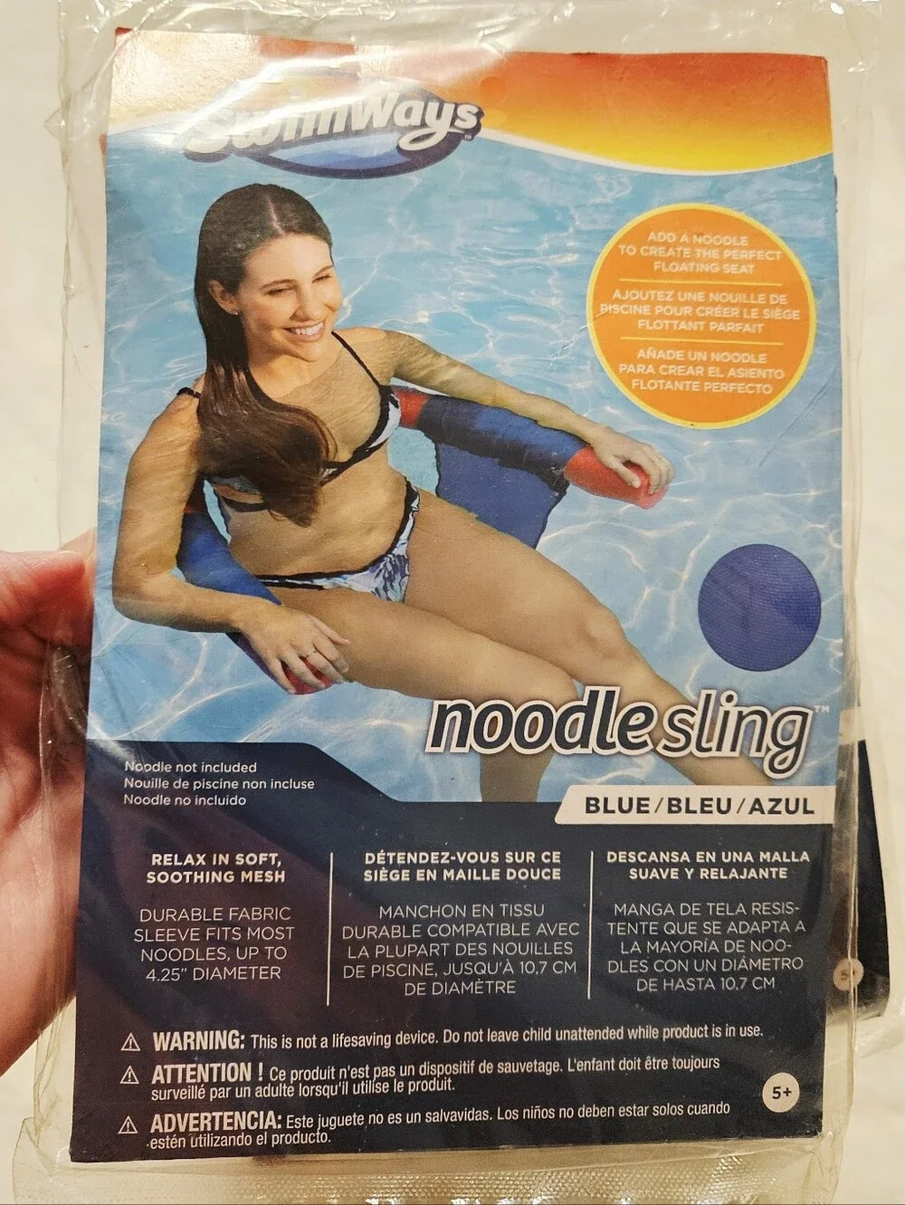 Swimways Mesh Noodle Sling, 2 Pc